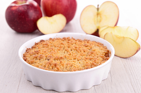 Rezept: Apfel-Crumble