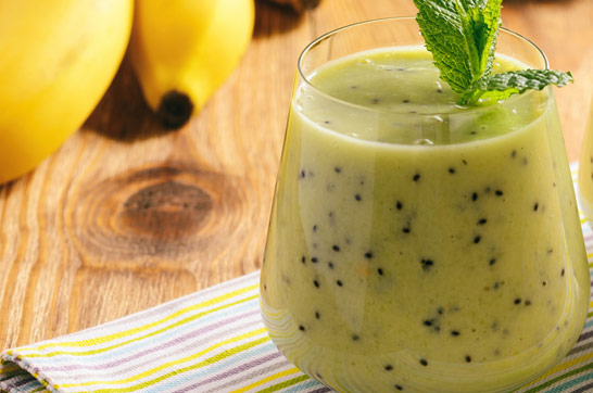 Rezept: Kiwi Bananen Smoothie